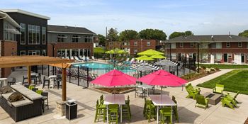 View of clubhouse patio
